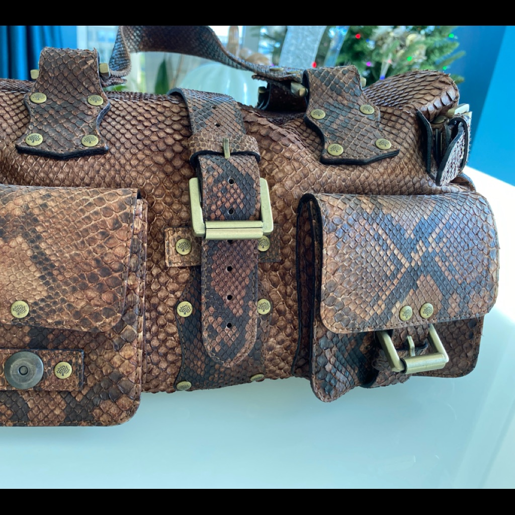 Mulberry Python Bag- Stunning!